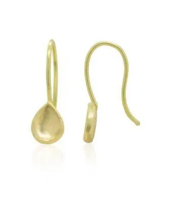 18k Gold Teardrop Earrings