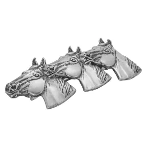 1928 Jewelry Large Antiqued Horse Herd Hair Barrette