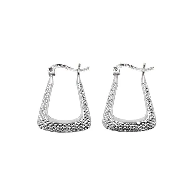 Acotis Silver Creole Earrings G5879