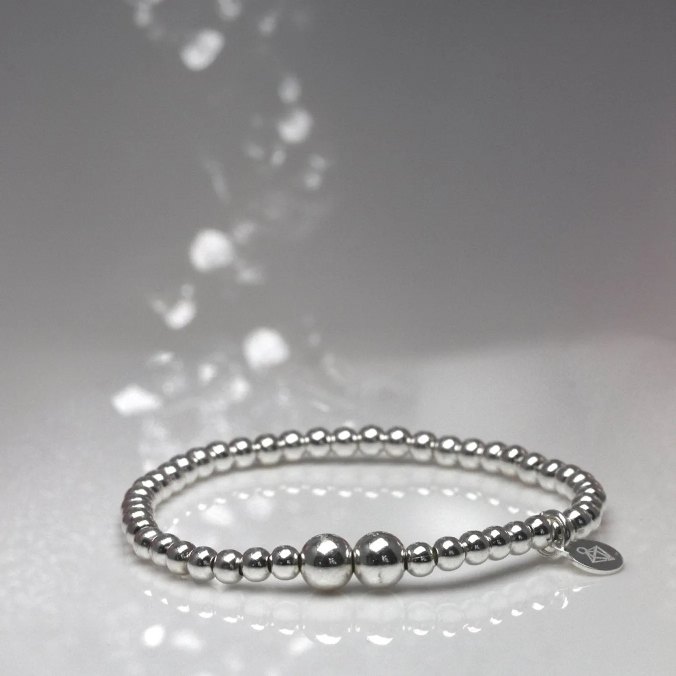 Adults Ball Bracelet - Sterling Silver