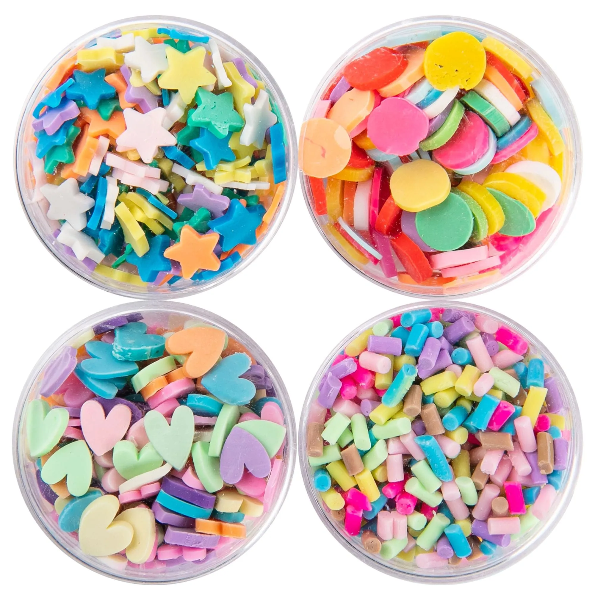 American Crafts Color Pour Resin Mix-Ins-Mini Confetti - Bright 4/Pkg