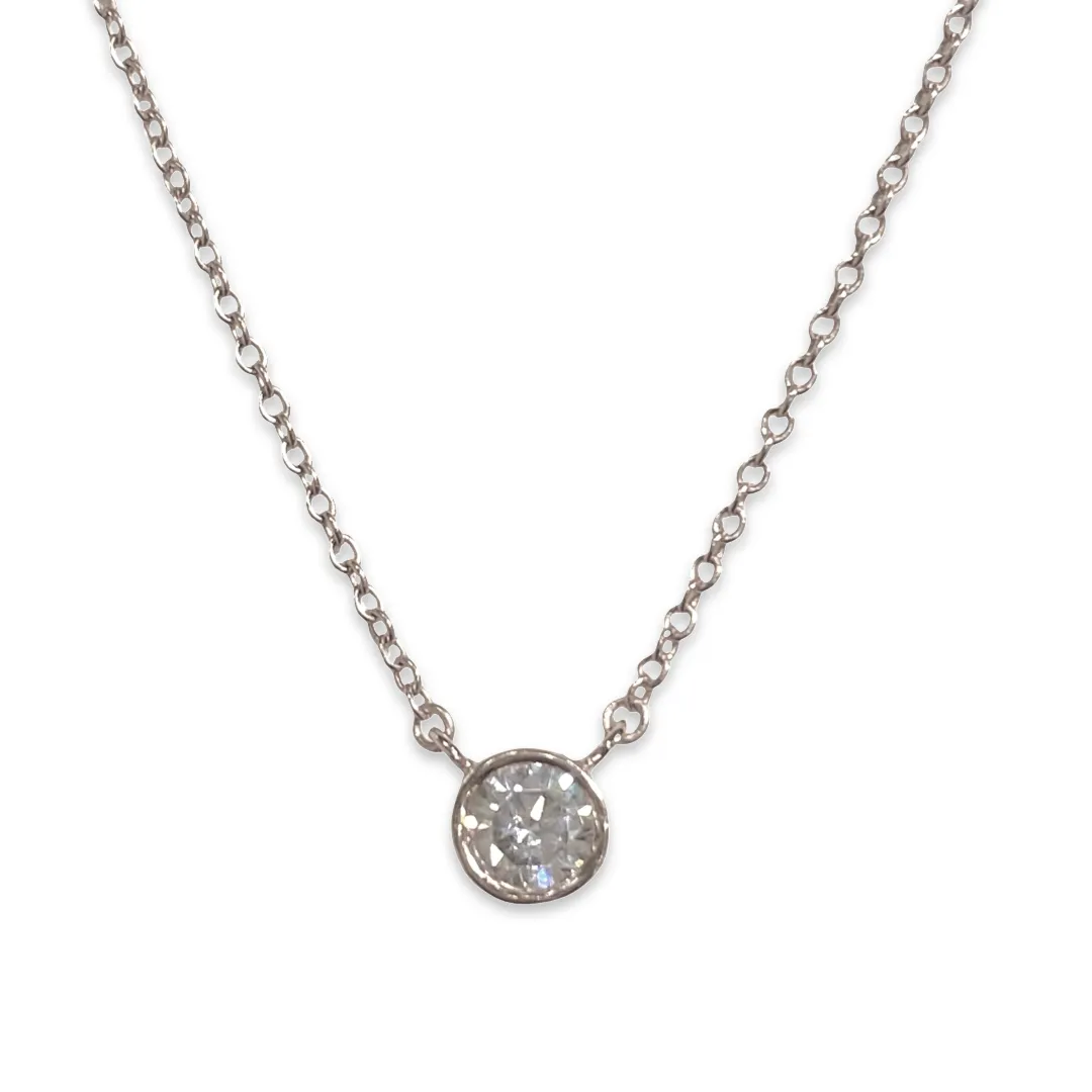 Amy Classic Bezel 0.6cm Necklace