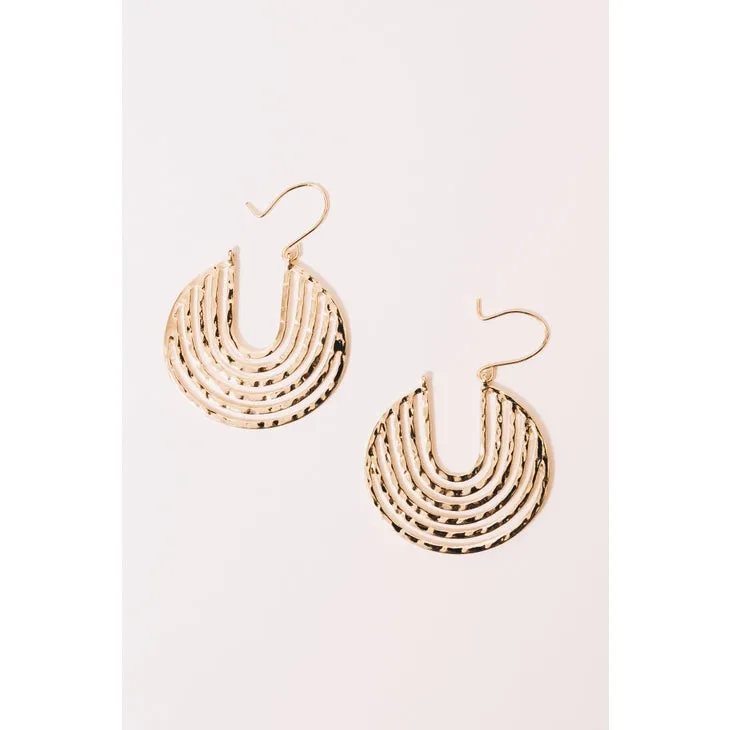 Anjuli Hoop Earrings - 18k Gold Plating