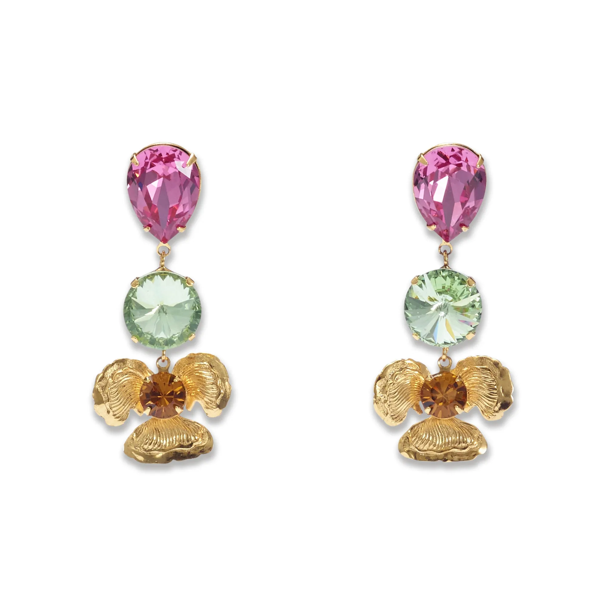 Annabel Rose Floral Earrings