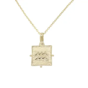 AQUARIUS ZODIAC NECKLACE