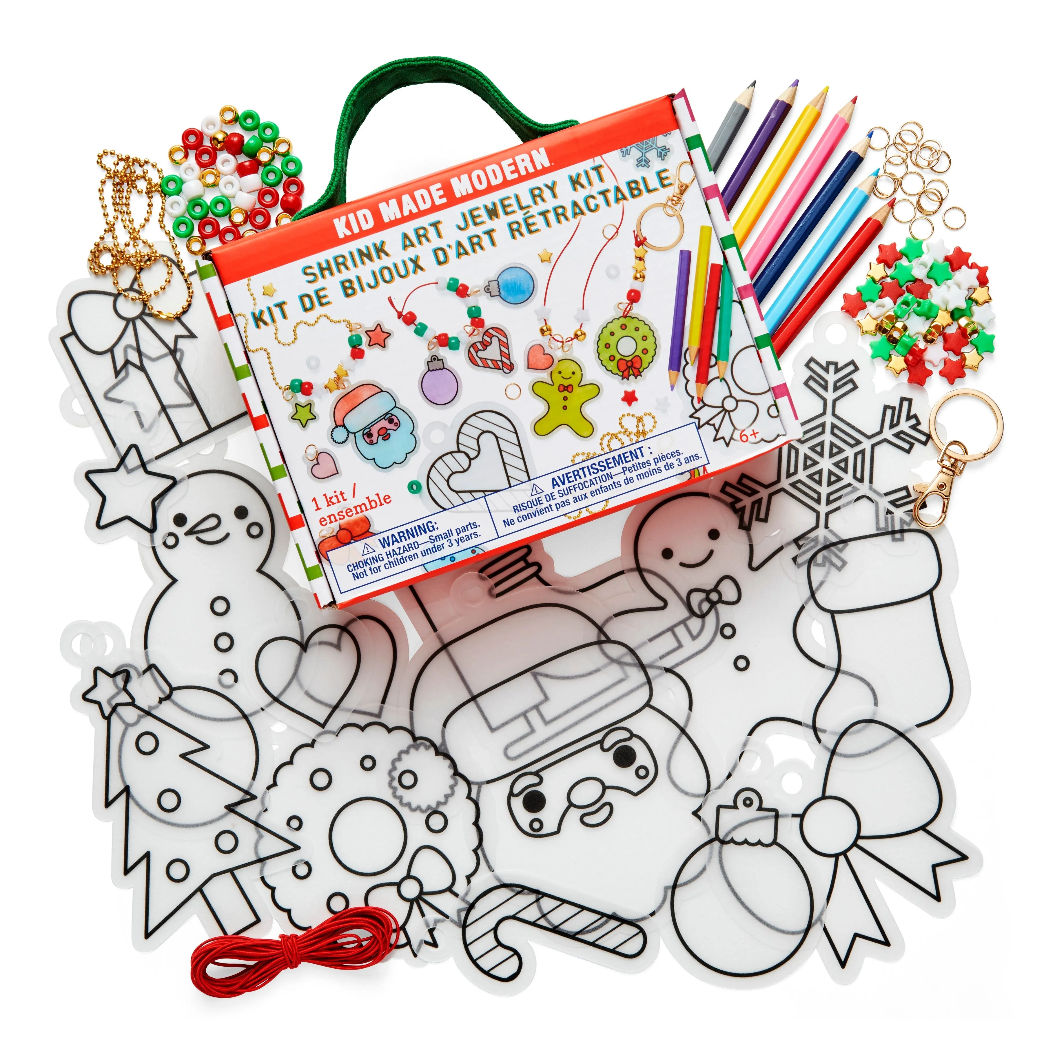 Christmas Shrink Art Jewelry Kit