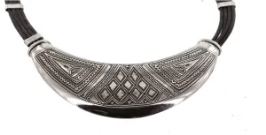 Crescent Collar with Triangular Motif