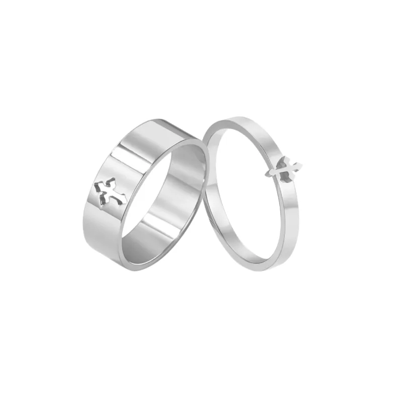 Cross Piece Matching Rings