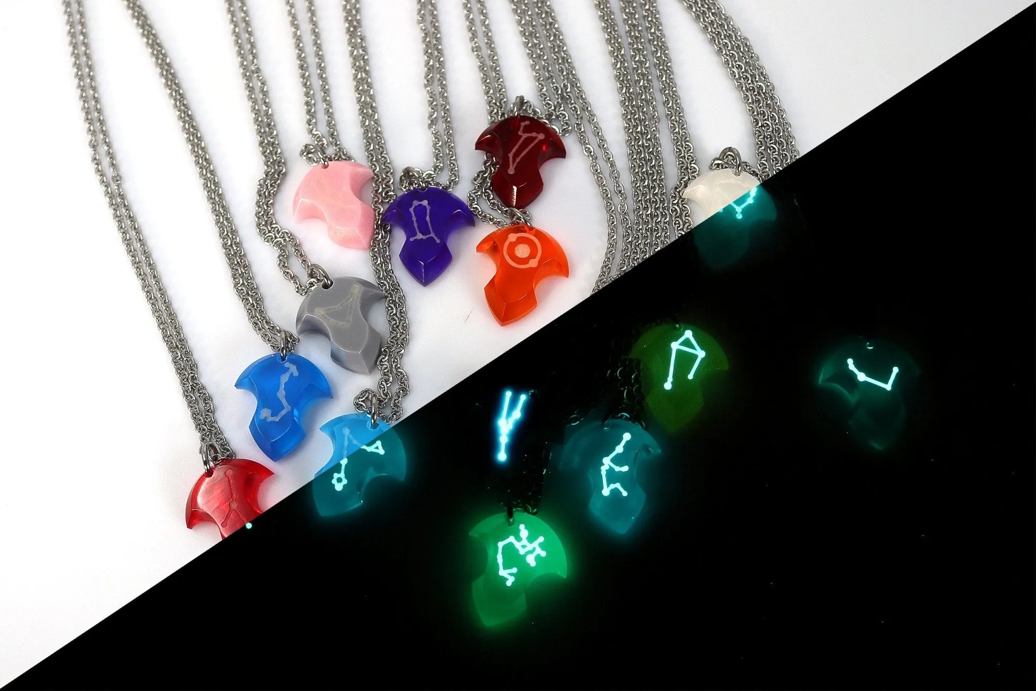 FFXIV Convocation Glow Stones Locket Necklaces - Collectors Edition Bundles