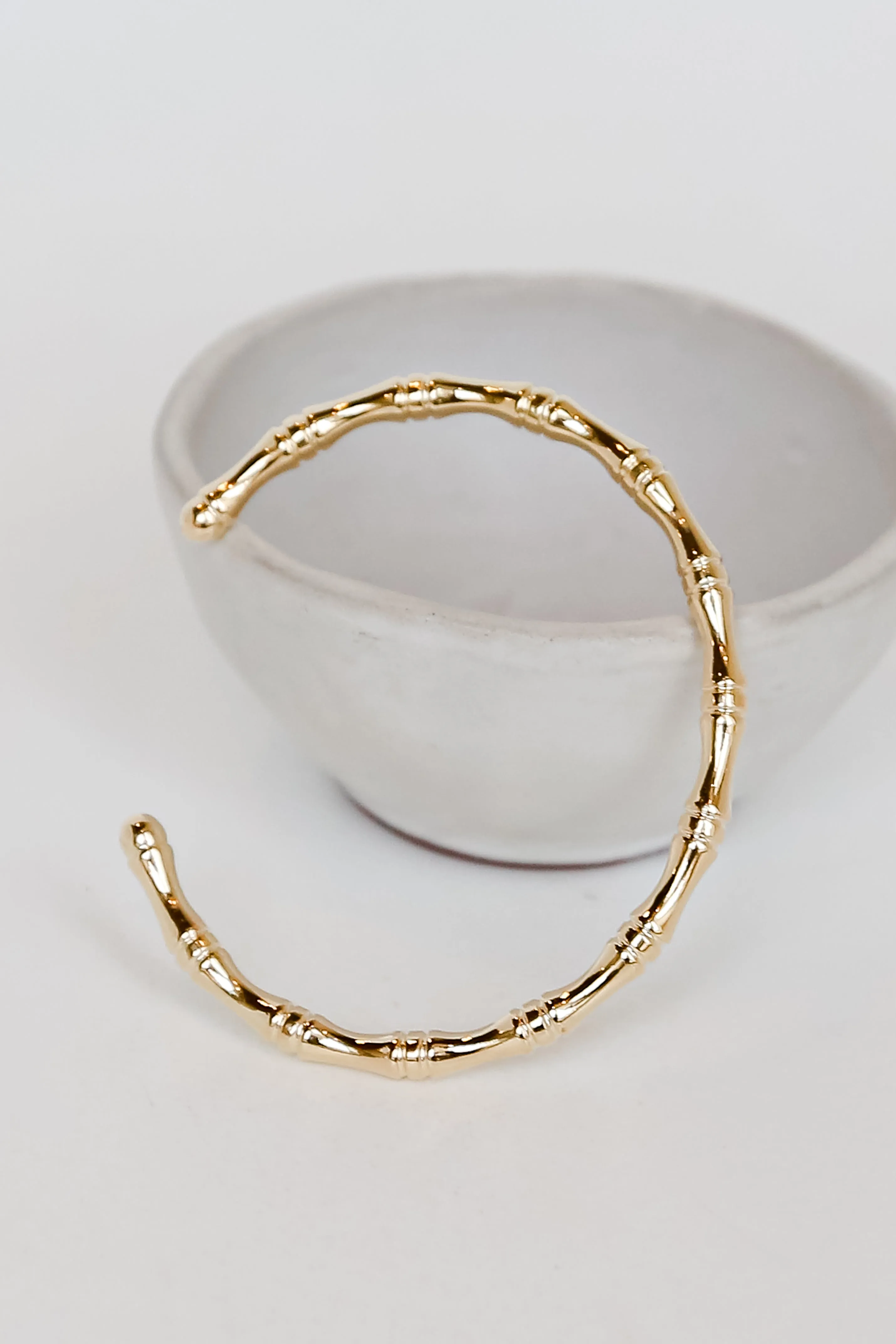 FINAL SALE - Rosie Gold Cuff Bracelet