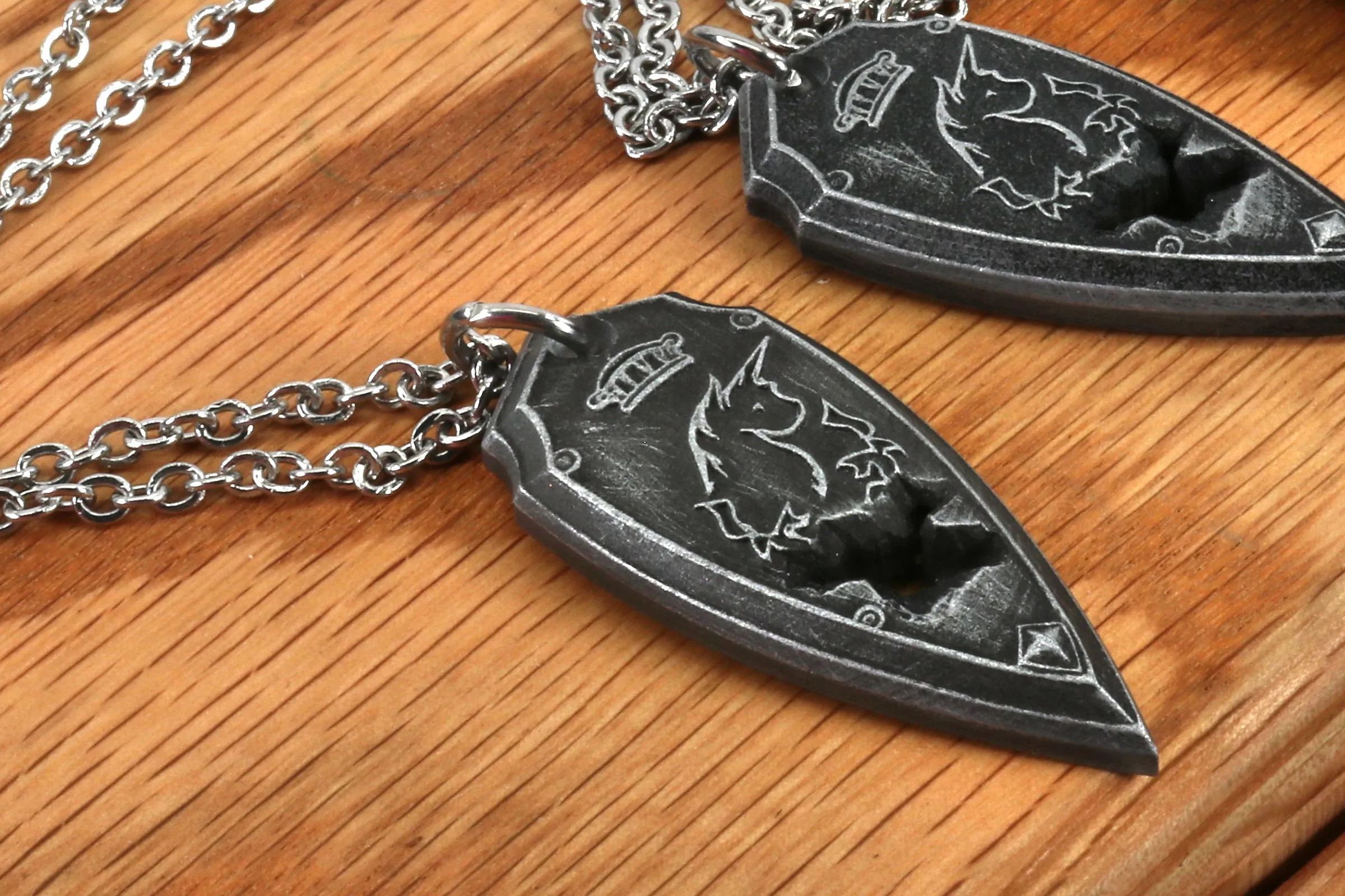 Haurchefant Greystone Shield Locket Necklaces - FFXIV