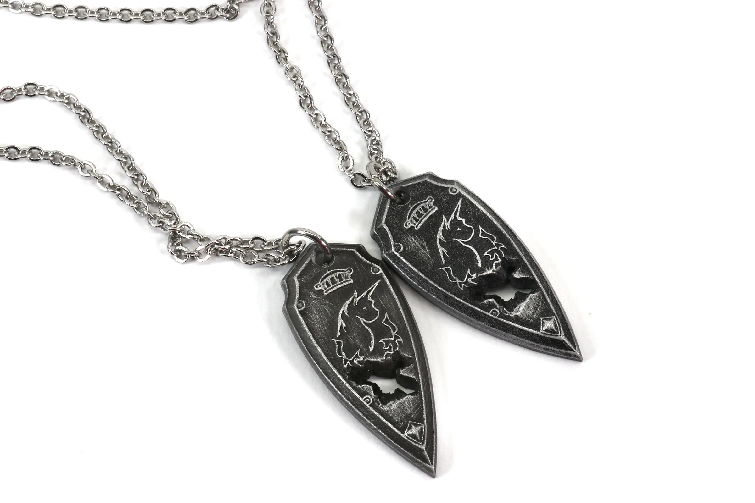 Haurchefant Greystone Shield Locket Necklaces - FFXIV