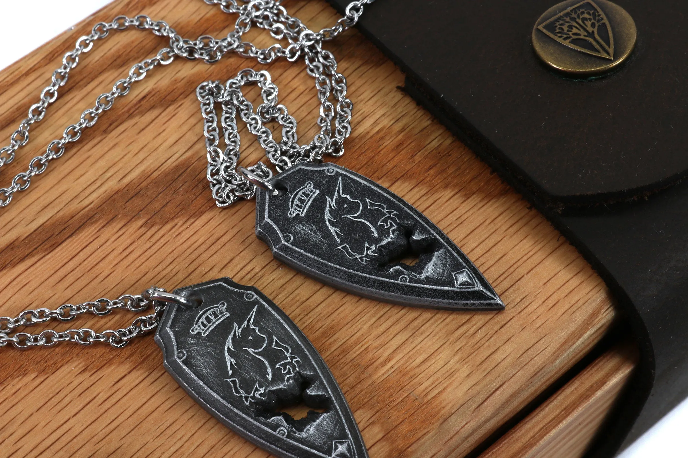 Haurchefant Greystone Shield Locket Necklaces - FFXIV