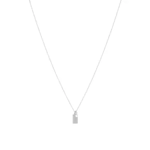 Letter Necklace - Sterling Silver