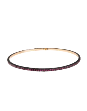 Lilah Pave Ruby Bangle