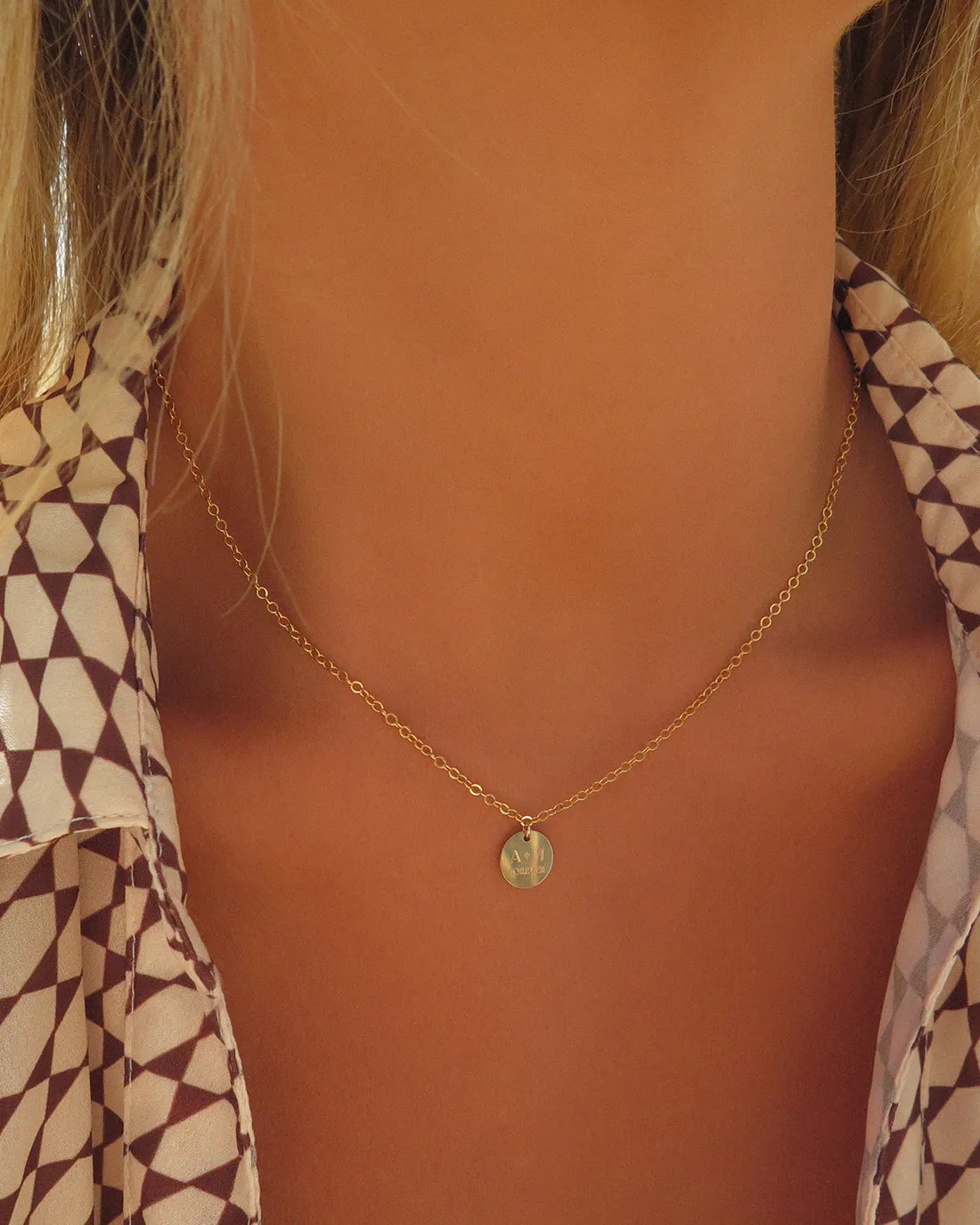 Love Forever Coin Necklace