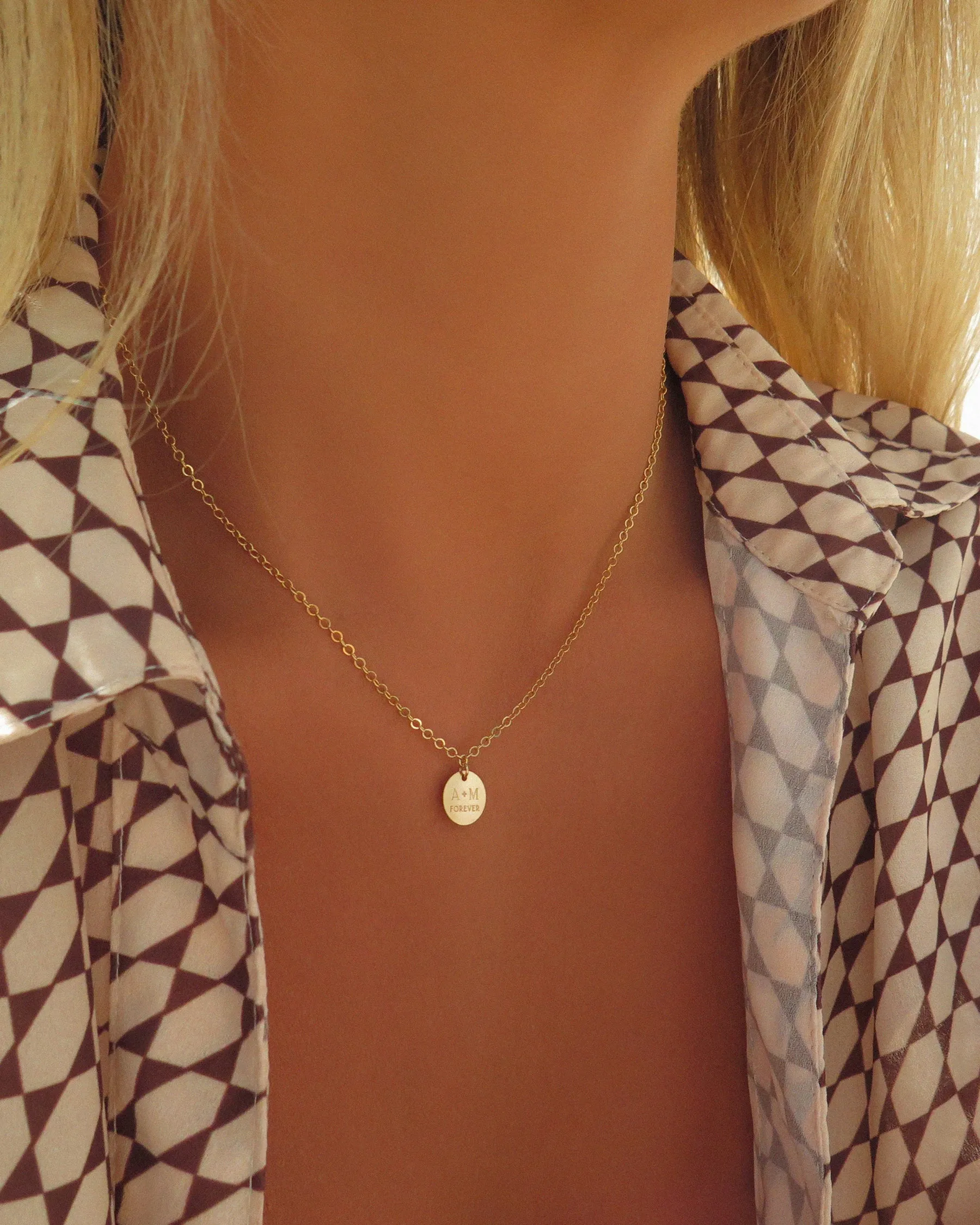 Love Forever Coin Necklace