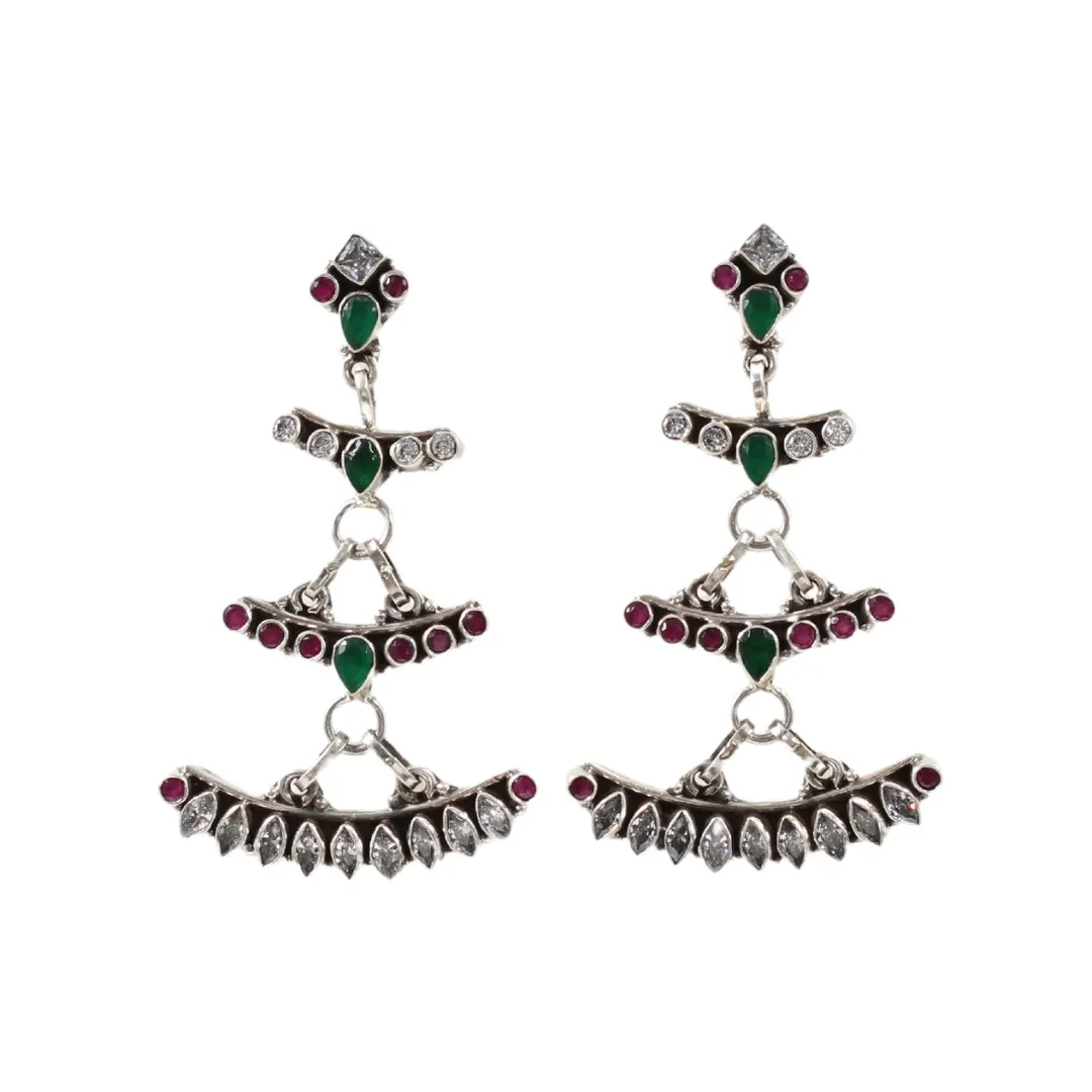 Masterpiece in Silver: Sangeeta Boochra Handcrafted Earrings