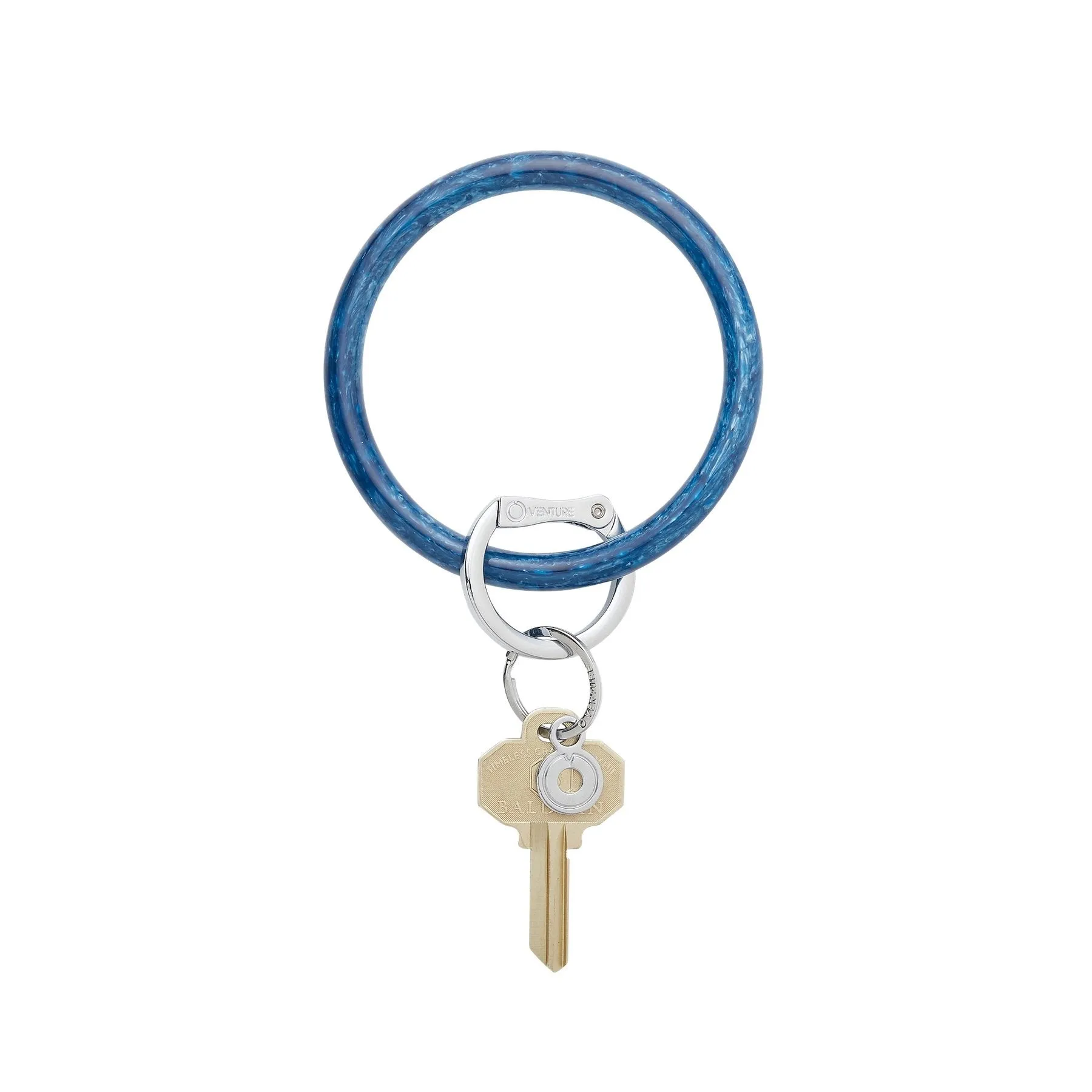 Mind Blowing Blue Resin Oventure Key Ring