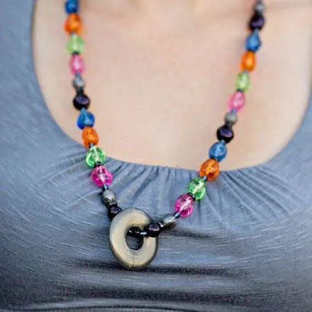 Mommy Necklaces - Dangling Donut Nursing Necklaces