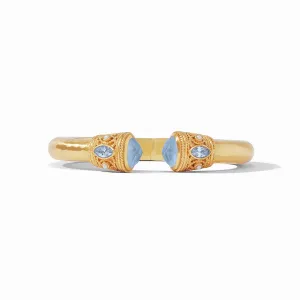 Monaco Demi Cuff Iridescent Chalcedony Blue