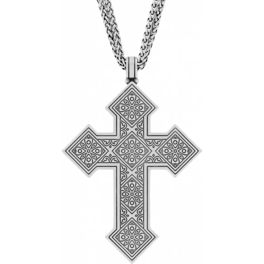 Mumtaz Cross Convertible Long Necklace