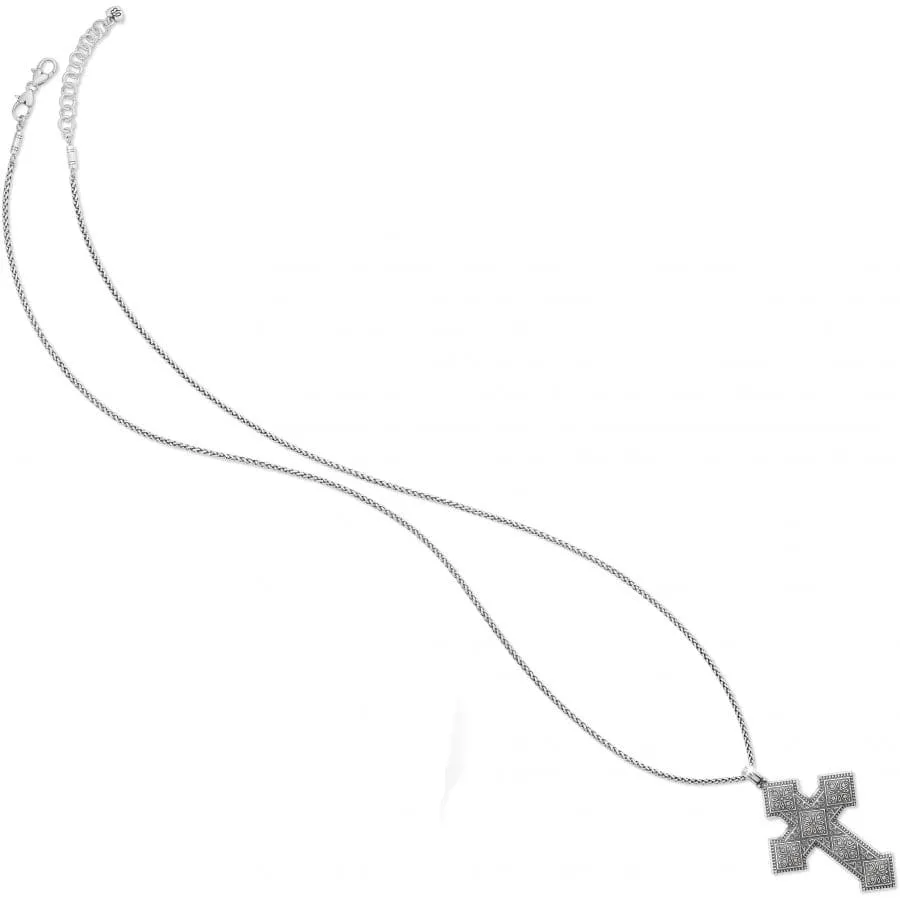 Mumtaz Cross Convertible Long Necklace