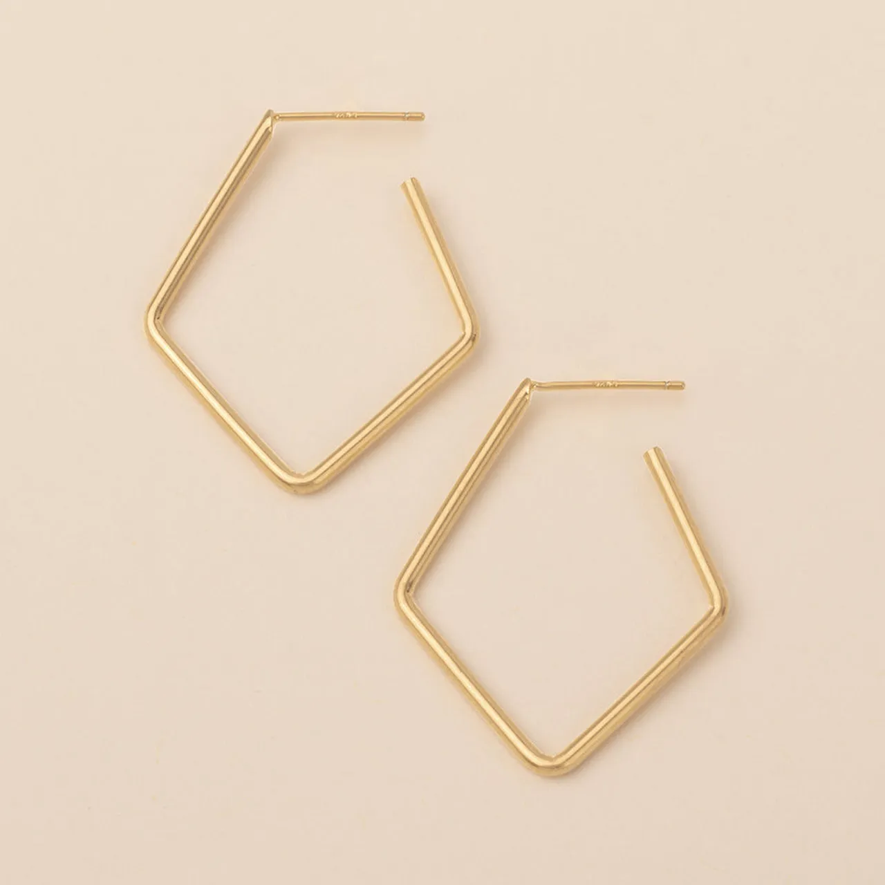 Orion Diamond Hoop Refined Earrings