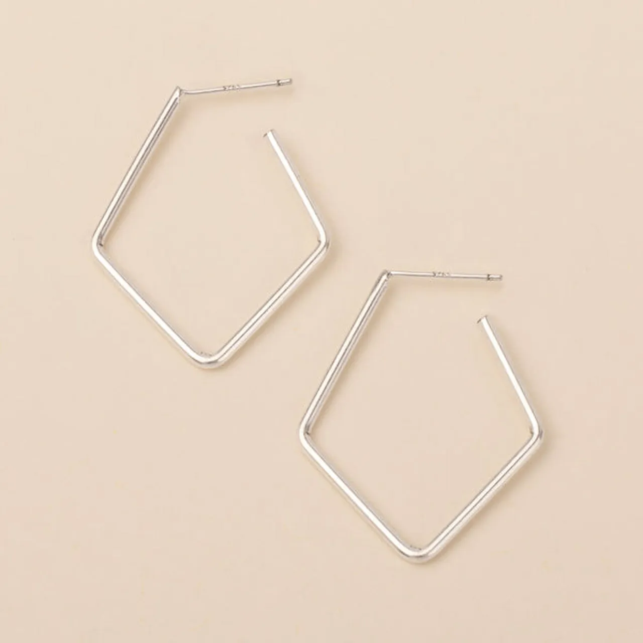 Orion Diamond Hoop Refined Earrings