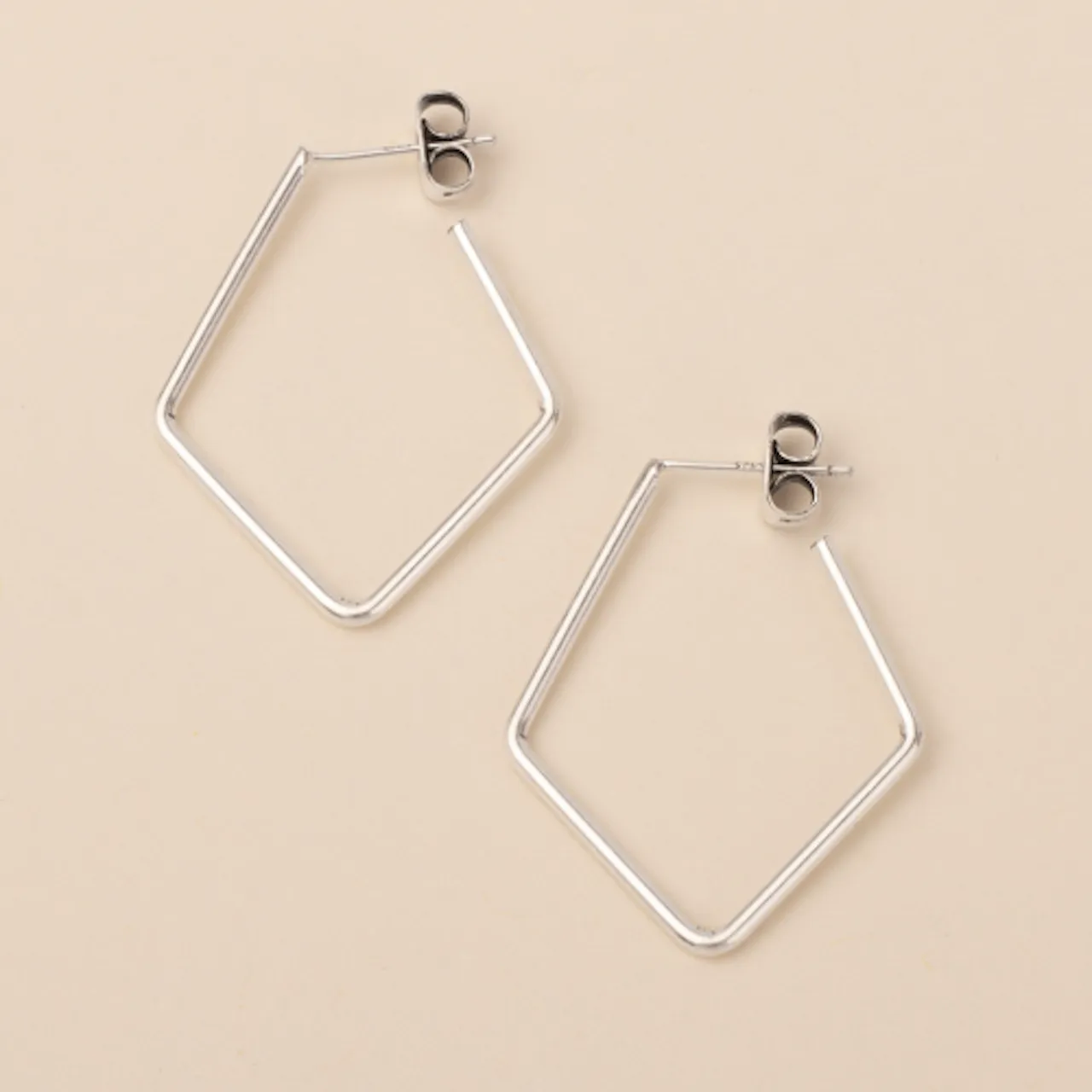 Orion Diamond Hoop Refined Earrings