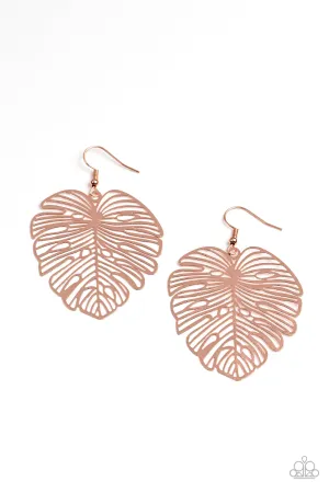 Palm Palmistry - Copper Earring