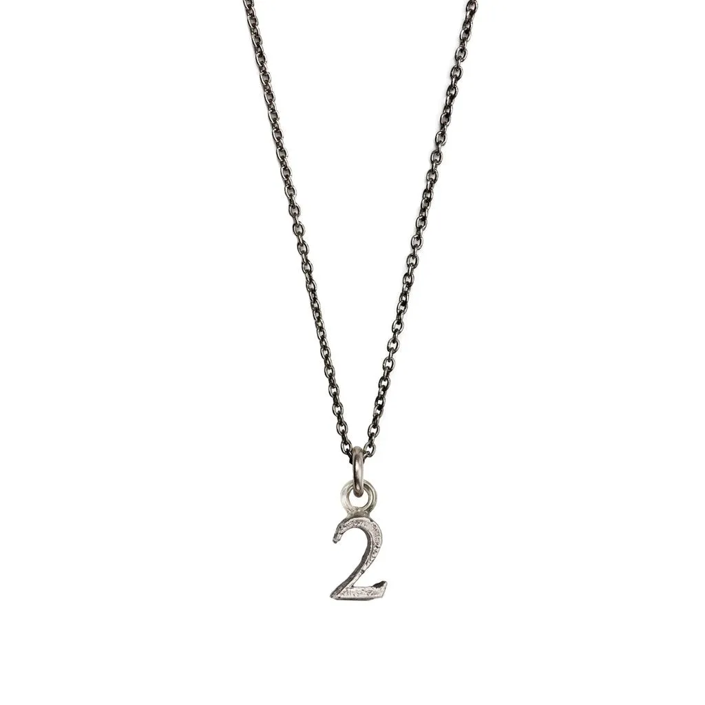 Pyrrha - Number 2 Charm in Silver