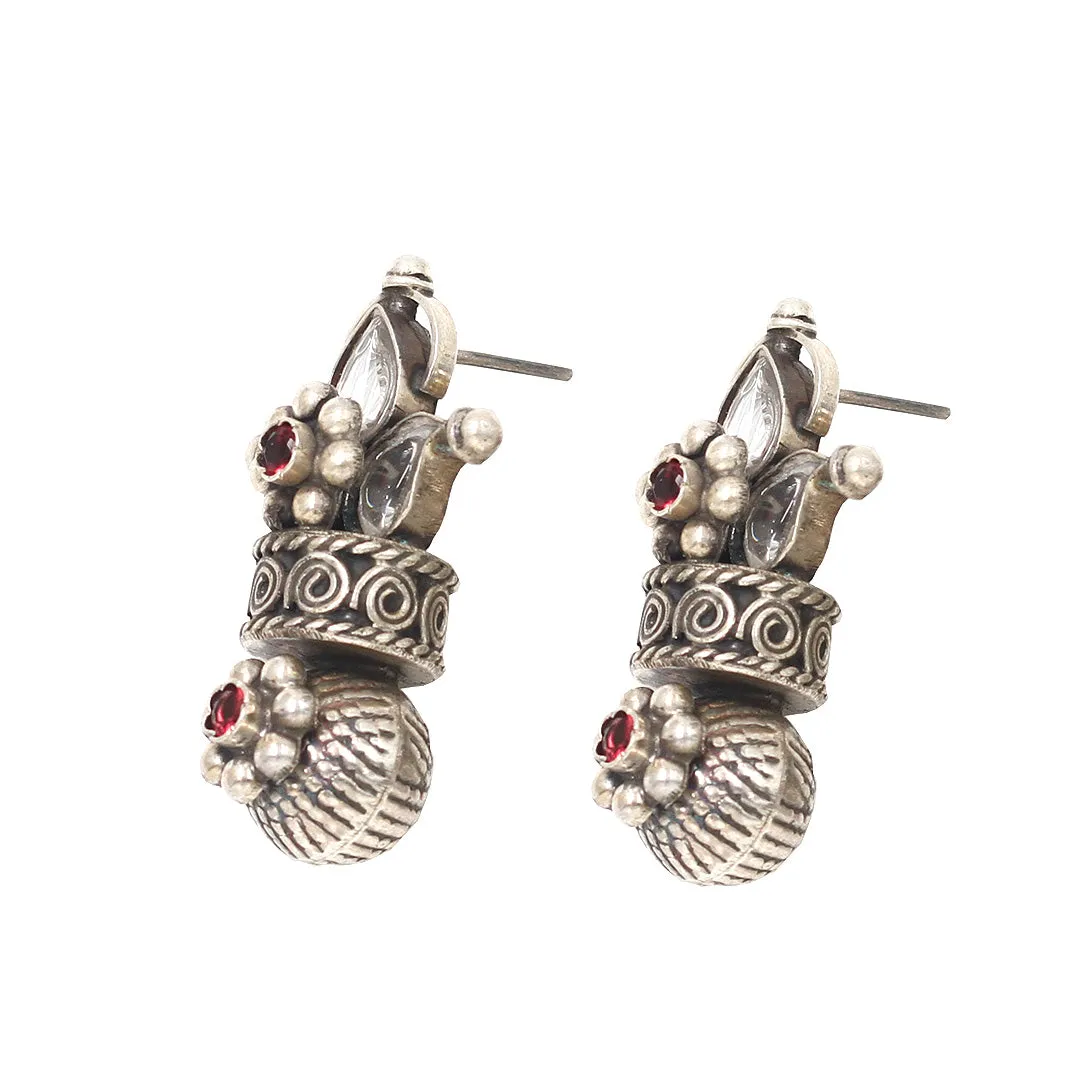 Refined Beauty: Sangeeta Boochra Silver Handmade Earrings