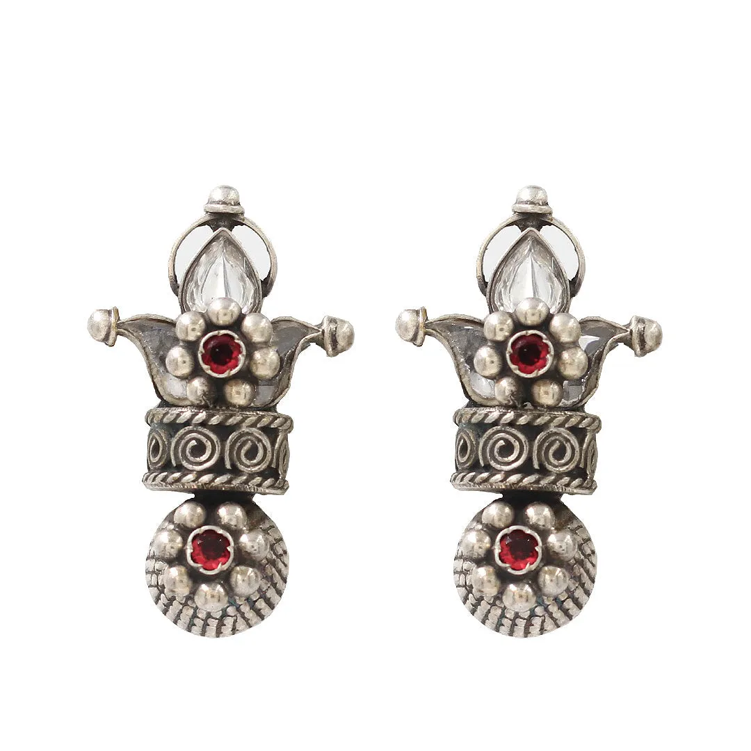 Refined Beauty: Sangeeta Boochra Silver Handmade Earrings