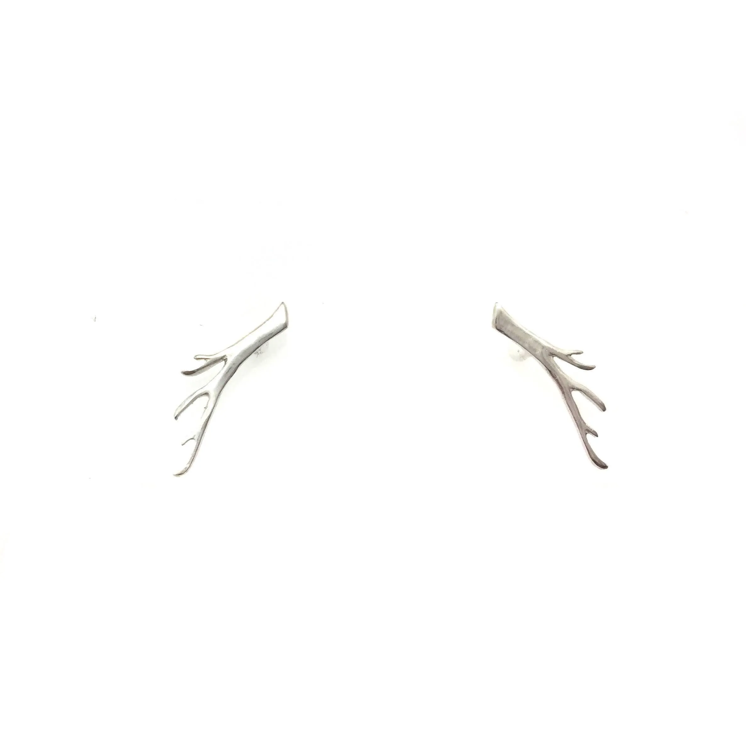 Silver Branch Studs