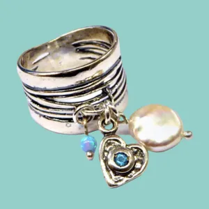 Silver Rings for women with charms