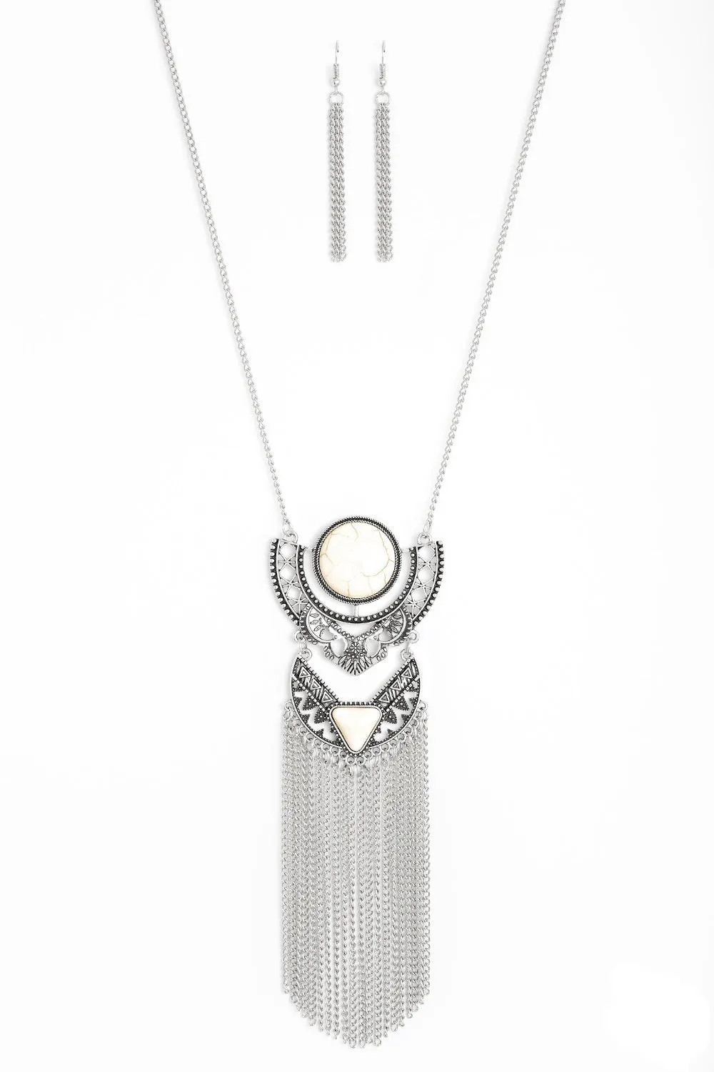 Spirit Trek White Necklace Set