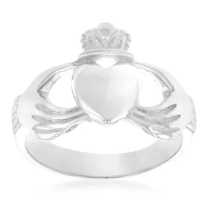 Sterling Silver Claddagh Mens Rings