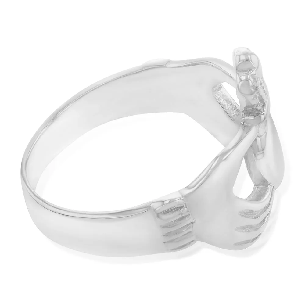 Sterling Silver Claddagh Mens Rings