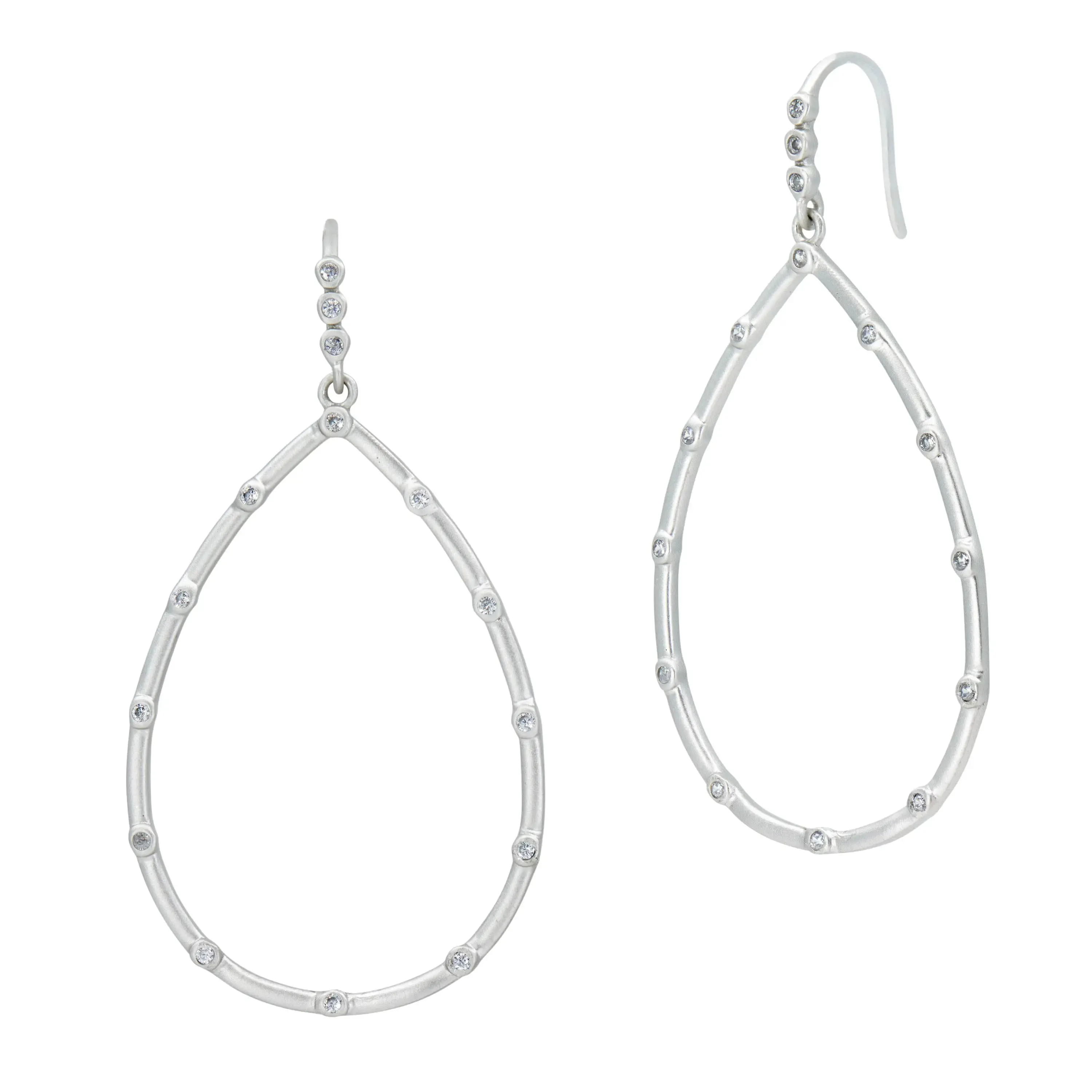 The Best Everyday Bezel Teardrop Earrings