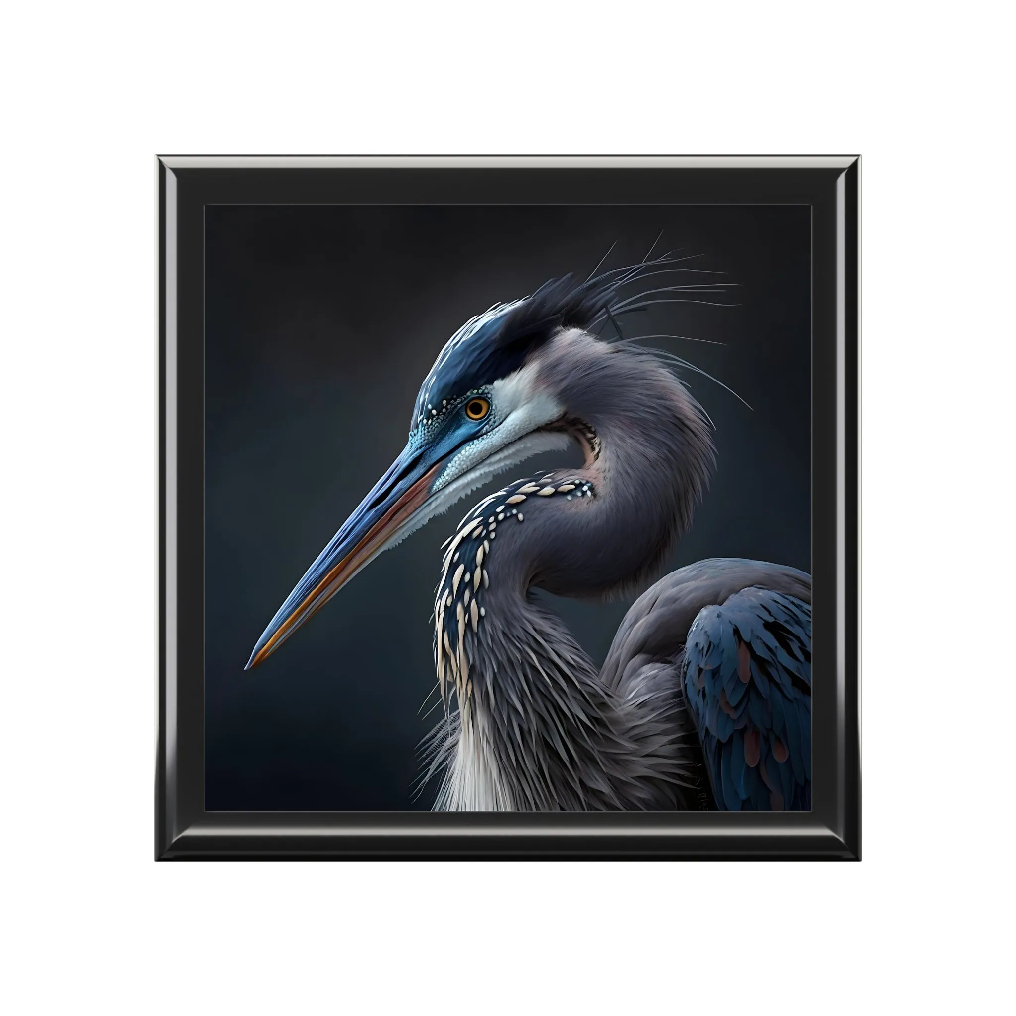 The Great Blue Heron Artwork Gift and Jewelry Box