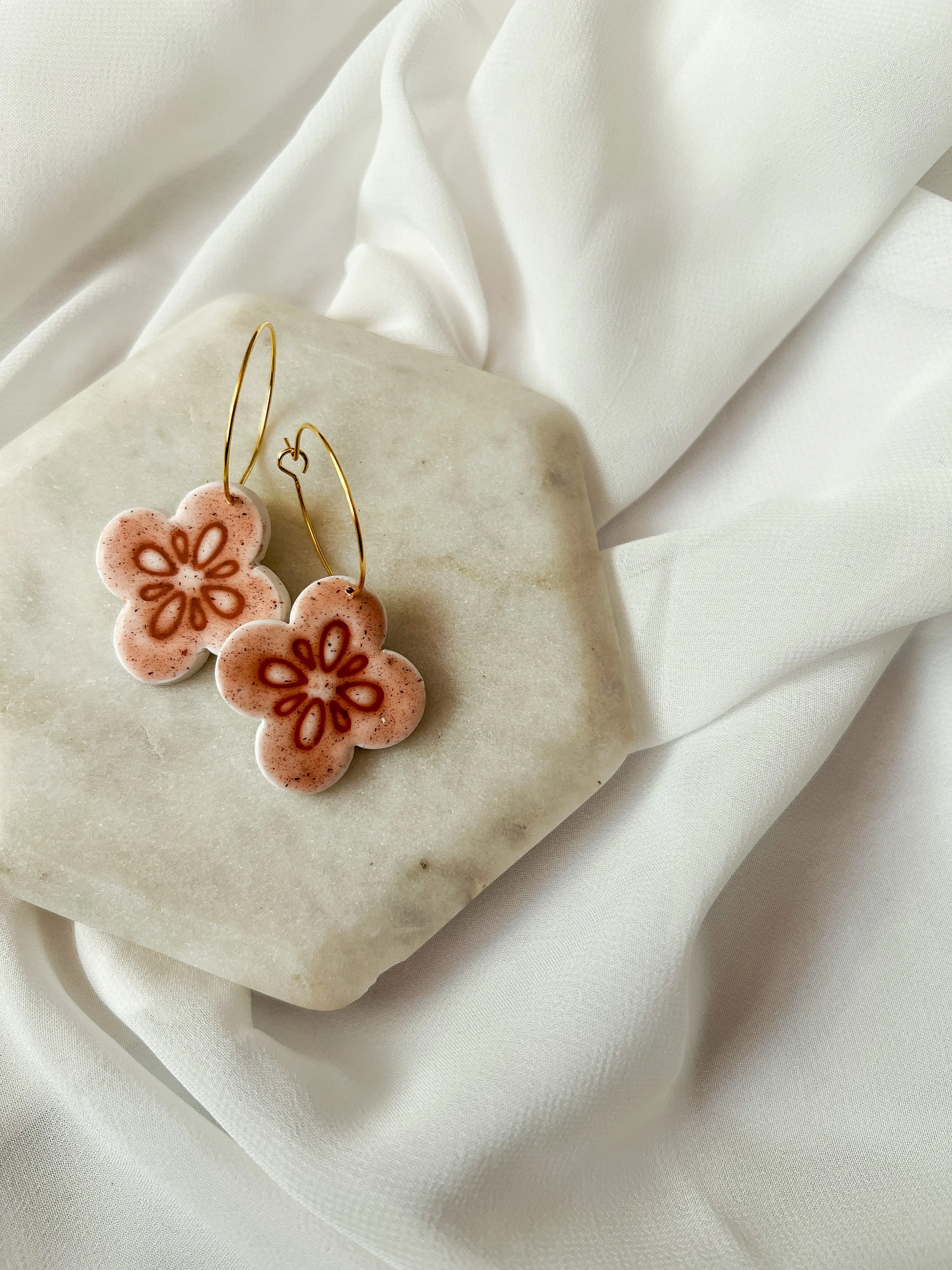 Tile |  Polymer Clay Earrings