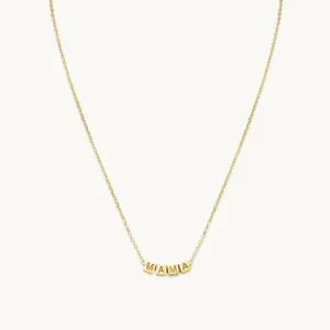 Tiny Words Mama Necklace