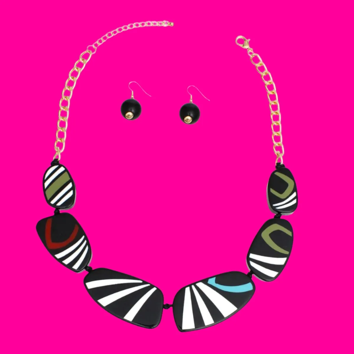 Vibrant Statement Necklace Set - Elevate Your Style